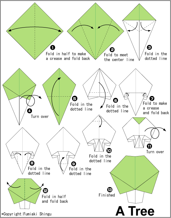 tree origami