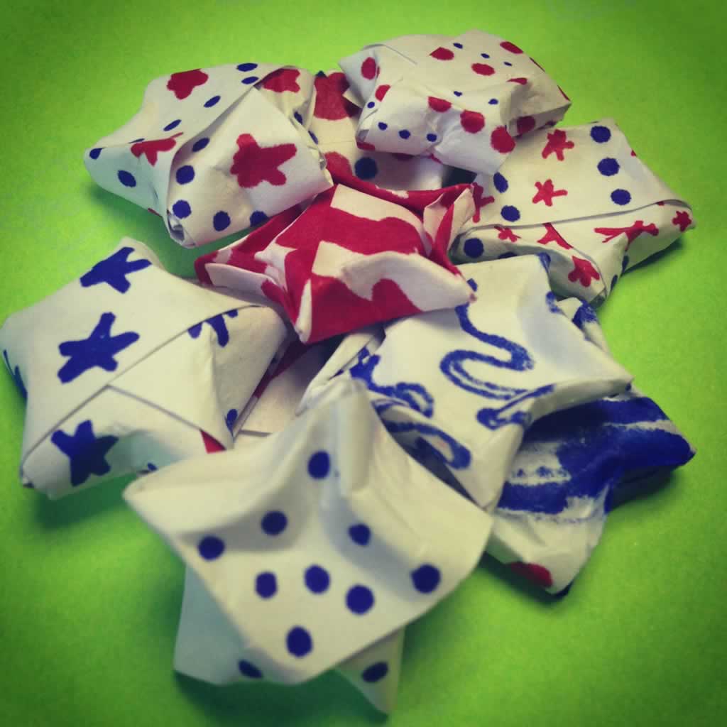 origami stars tanabata